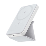 Внешний аккумулятор MagSafe с подставкой Anker 622 MagGo (5000 мА·ч) Беспроводная зарядка: Qi 7,5 Вт. Проводная зарядка: USB-C. Есть LED-индикация. Энергоёмкость — 19,25 Вт·ч. Максимальная выходная мощность — 12 Вт