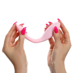 Нежно-розовый вибратор для пар с пультом ДУ (Цвет: нежно-розовый)