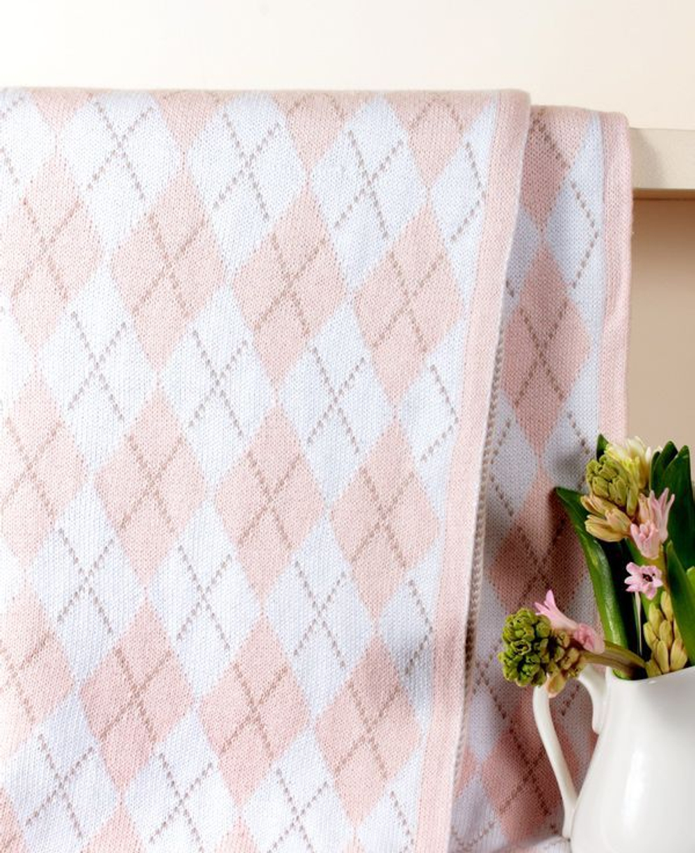 Элитный плед детский Imperio 252 розовый от Luxberry