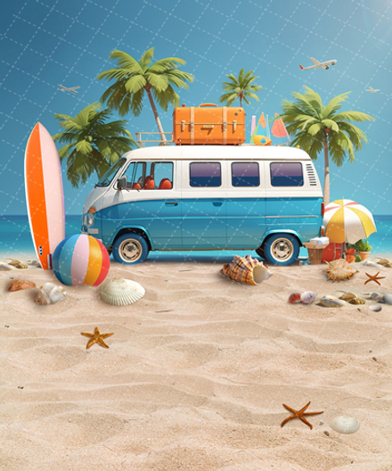 Фотофон "Пляж" арт. ФФ903-6