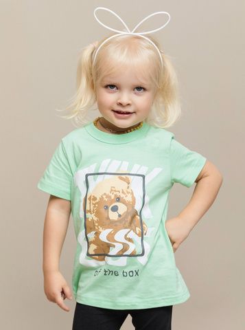 018_БК24 Футболка кор.рукав д/д, салатовый