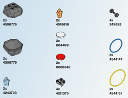 LEGO Education Mindstorms: Набор с запасными частями LME 5 2000704 — Replacement Pack 5 — Лего Образование