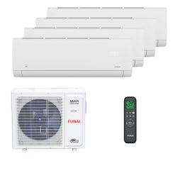 Мультисплит система на 4 комнаты Funai RAM-I-SG30HP.W02/S x 4 / RAM-I-4OK105HP.01/U