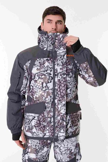 Костюм "GORKA -40" кур+п/к (Алова, белый/серый)