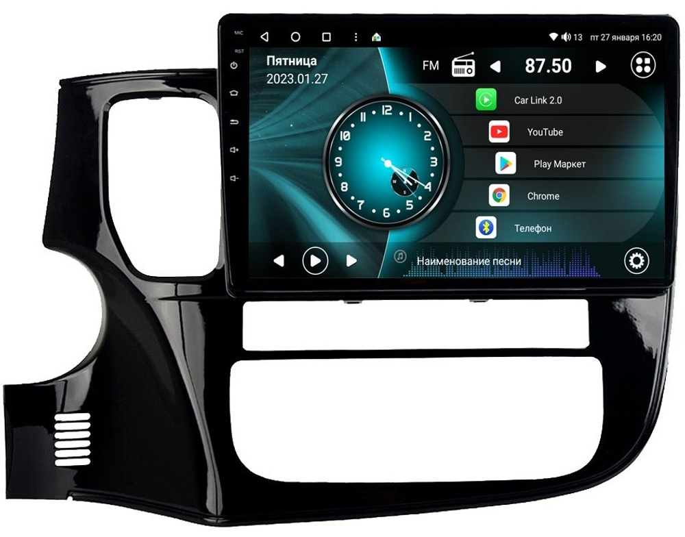 Магнитола для Mitsubishi Outlander 3 2012-2022 (левый руль) - Vaycar VA47-1006 на Android 13, 8-ядер, 4G SIM-слот