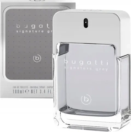 Мужская парфюмерия Bugatti Signature Grey EDT 100 мл с нотами бергамота и ветивера