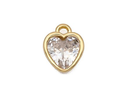 Подвеска "Сердце-Mini. Crystal" 9мм