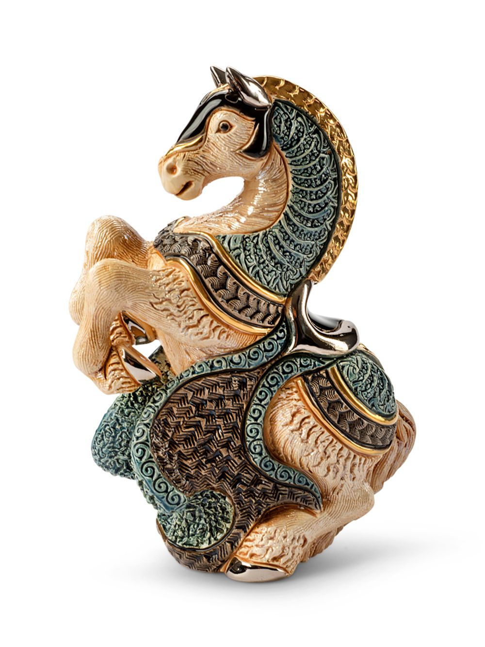 De Rosa Rinconada Статуэтка коллекционная Лошадь белая символ 2026 года