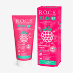 Зубная паста детская ROCS Kids Малиновый смузи (3-7 лет) 45 г