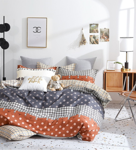 КПБ Дуэт с простыней на рез. 160х200 ПОПЛИН "П12"