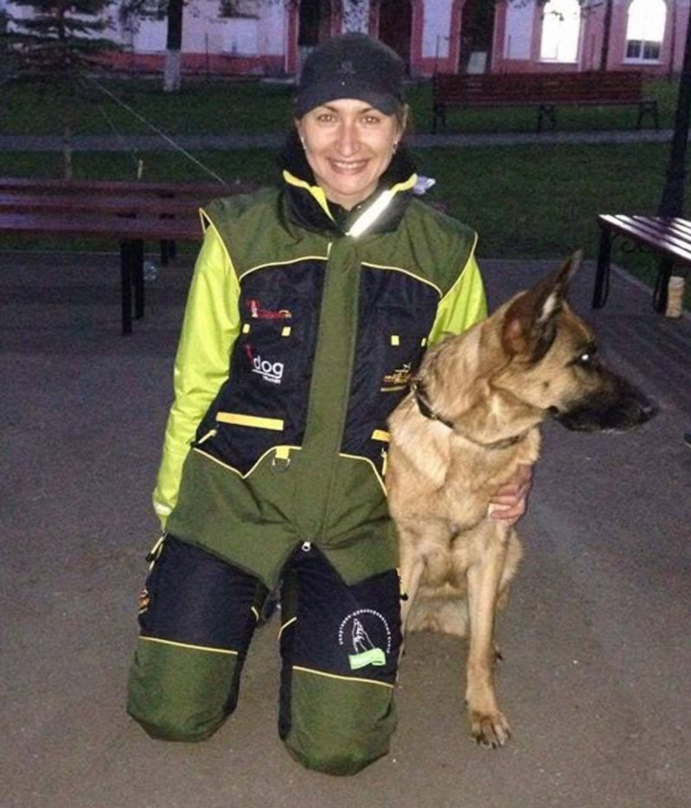 Костюм для дрессировщика Fordogtrainers «PROTECTIVE SUIT» из мембранной ткани.