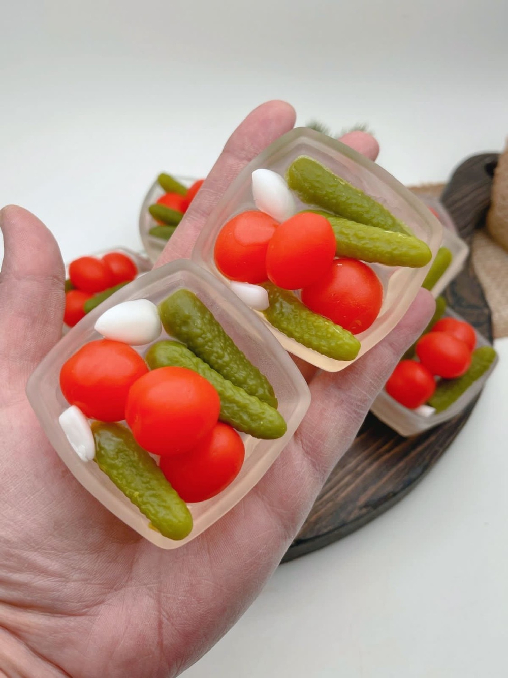 Мыло «Помидорки в маринаде» Подарок Magic Benefit Soap