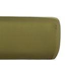Простыня на резинке из премиального сатина оливкового цвета из коллекции essential, 160х200х30 см