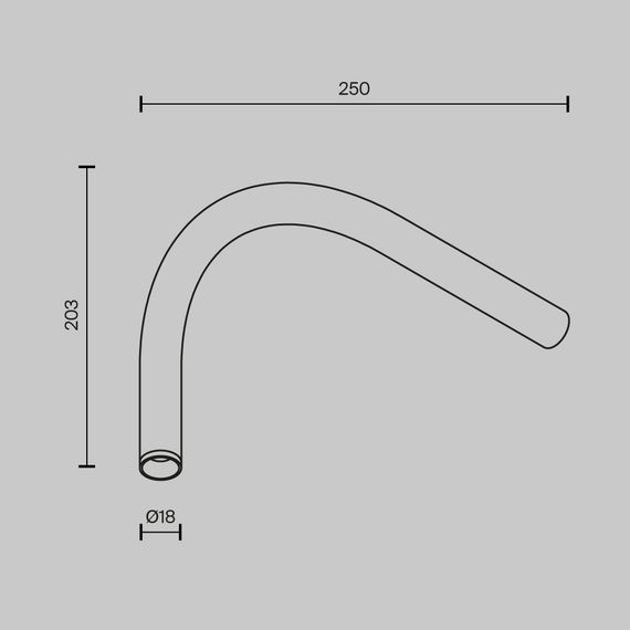 Светильник Maytoni Technical C104WL-3W3-6K-B