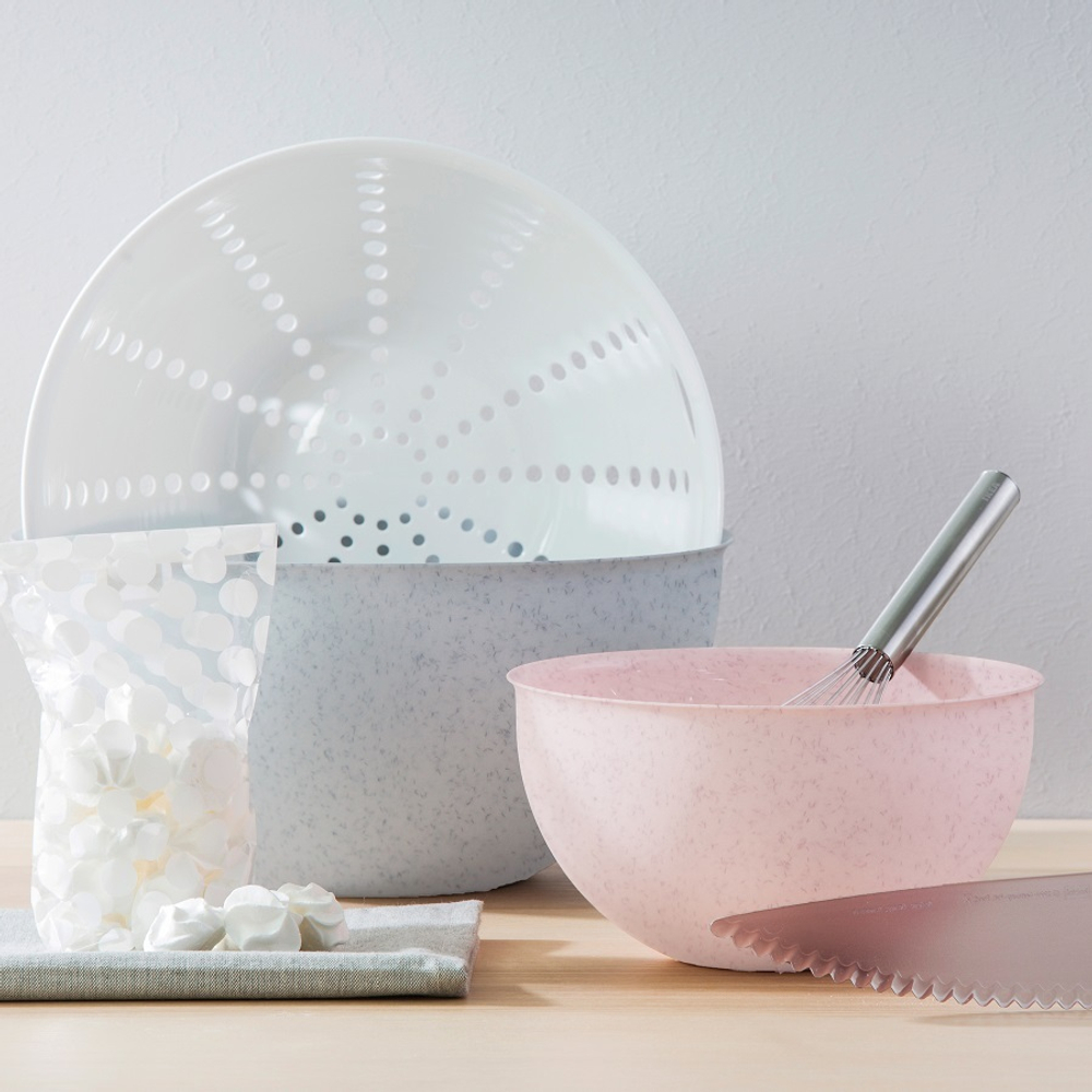 Дуршлаг palsby, organic, 2 л, серый