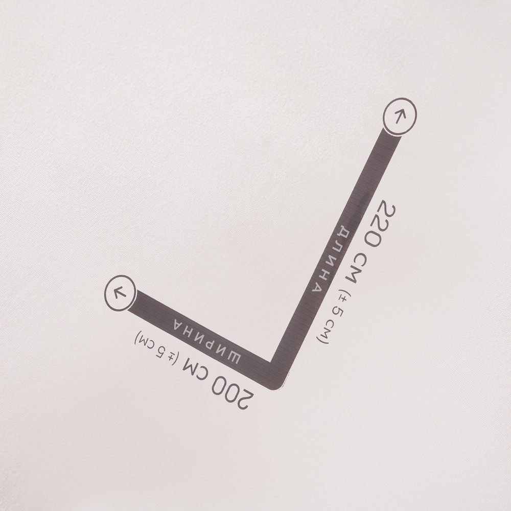 Одеяло SM Всесезонное SM002 черно-белый кант 180*215 см