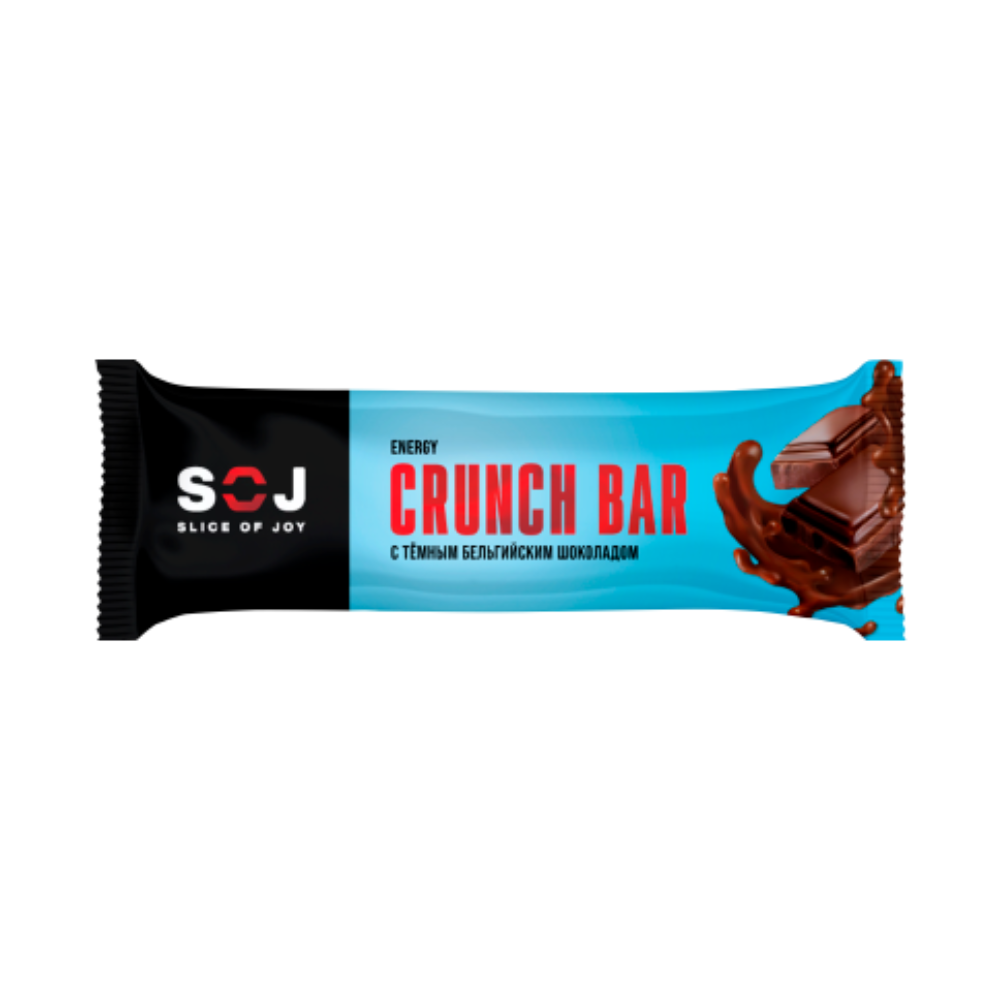 Батончик SOJ CRUNCH BAR кранч с темным шоколадом 40 г