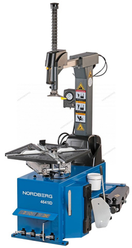 Станок шиномонтажный 380V автомат, 2х скор, стол с накладками, синий NORDBERG 4641ID(B)