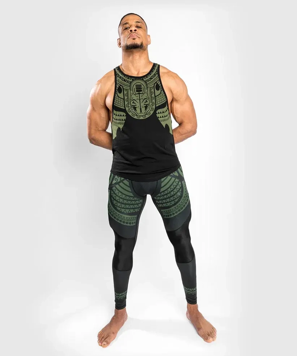Компрессионные штаны Venum Nakahi Black-Khaki