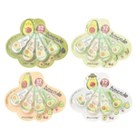 Ленточные корректоры JINUO "Авокадо" 4 шт по 5 метров, набор сухих корректирующих лент, замазка в разноцветном корпусе