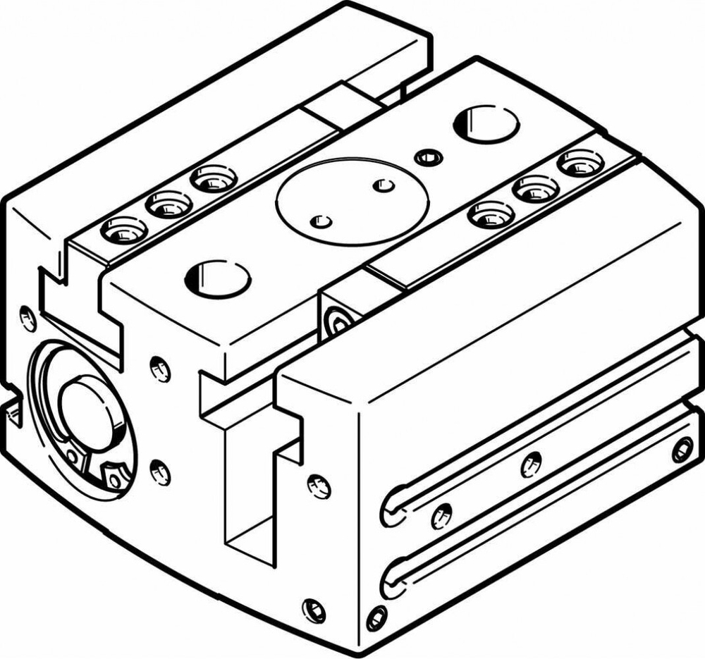 Захват параллельный с большим ходом Festo HGPL-25-20-A-B