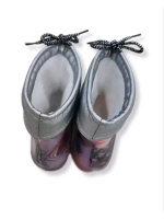 Детские резиновые сапоги с чулком.