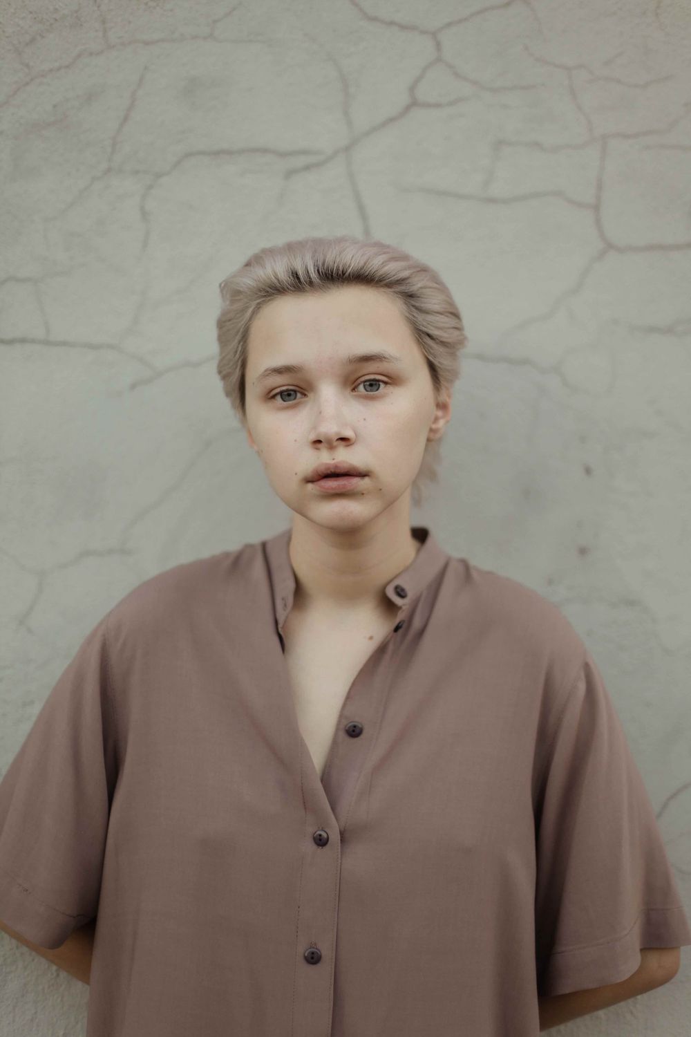 Платье-рубашка FOS Вискоза Кофейная