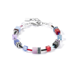 Браслет Coeur de Lion Red-blue-lilac 2838/30-0330