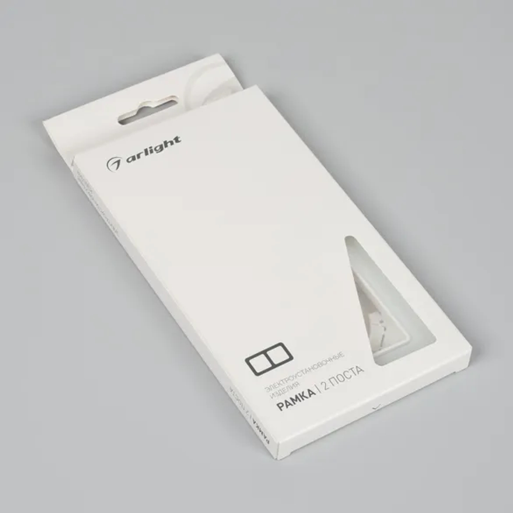 Рамка стеклянная FRM-OMALI-GS-2-WH (Arlight, -) 049692