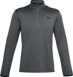 Мужская теннисная кофта Under Armour Men's Armour Fleece 1/2 Zip - серый