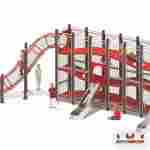 Плоский лабиринт с горками «Солнечная Полянка», 15×3,8×4,5 м