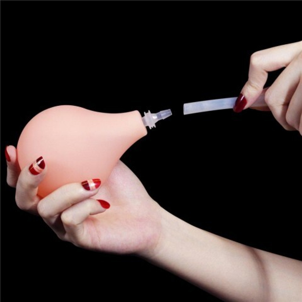 Фаллоимитатор Lovetoy (23×4,4 см) с имитацией эякуляции