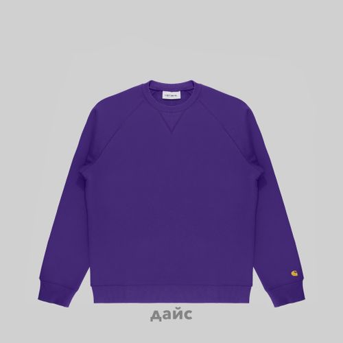 Толстовка мужская Carhartt WIP Chase Sweatshirt артикул:I033660_tyrian - купить в магазине Дайс