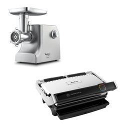 Мясорубка Moulinex ME856D32 + Электрогиль Tefal GC760D30