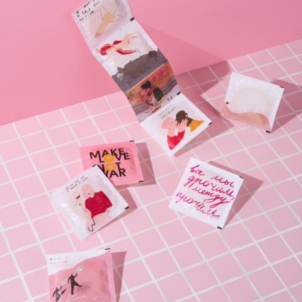 Набор презервативов "Ёska" латексные (9 шт.)