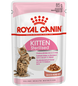 Royal Canin, Паучи для стерилизованных котят от 6 до 12 мес., 85 гр.