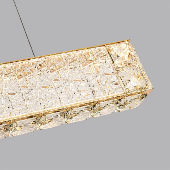 5071/40L HALL ODL24 613 золото/прозрачный/металл/хрусталь/стекло Люстра LED 40W 3700K VERSION