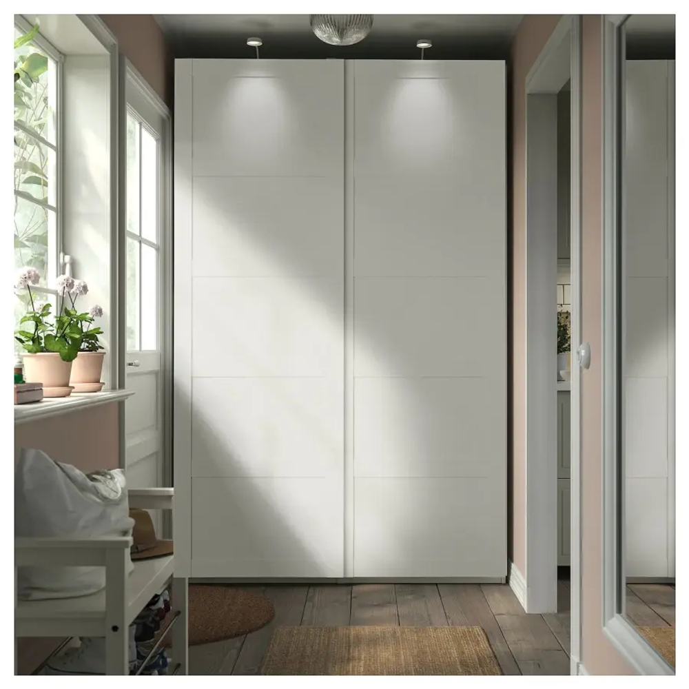 Шкаф-купе - IKEA PAX/BERGSBO/ ПАКС/БЕРГСБУ ИКЕА, 150x66x236 см, белый