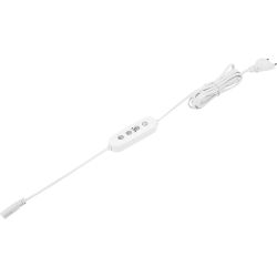 UST-E33 WHITE 2M Таймер с вилкой и разъемом L.N.G для фито светильника. 220В. 150Вт. Провод 2 метра. ТМ Uniel