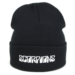Шапка зимняя с вышивкой группы Scorpions