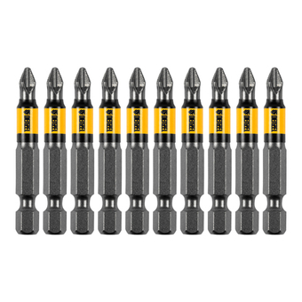 Бита PH2х50, сталь S2, цилиндр., 10 шт. Е 6,3 Denzel