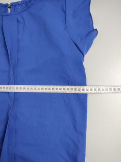 Блузка васильковая 46 размер