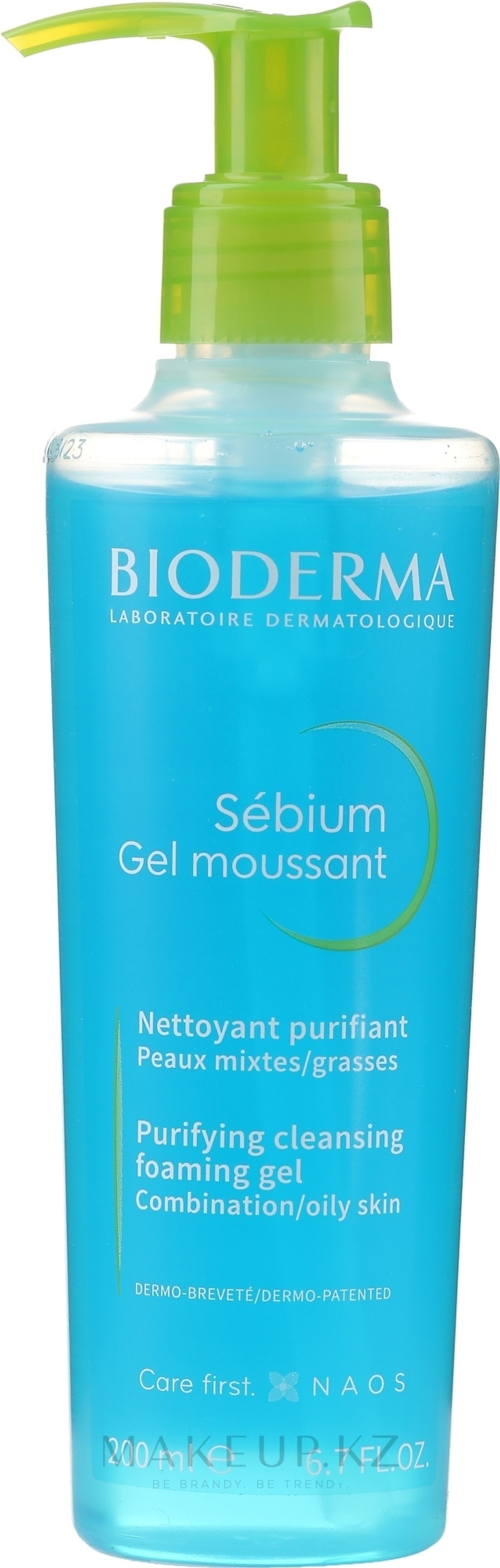 BIODERMA SEBIUM Gel Moussant Очищающий гель мусс для умывания 200мл.