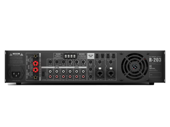 CVGAUDIO R-203 профессиональный 2-х канальный стереофонический усилитель