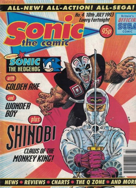 Комикс Sonic The Comic 1993 #4