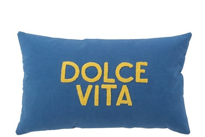 Подушка декоративная "Дольче вита" 50x30x10см