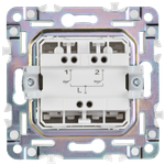 SKANDY Выключатель жалюзи 10А SK-V12Bl черный IEK
