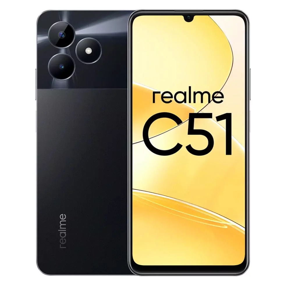 Смартфон Realme C51 4/128GB черный