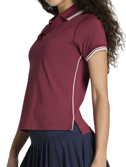 Женское теннисное поло Wilson Tennis Club - cranberry