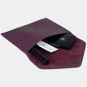 Конверт для хранения из кожи козы, фиолетового цвета